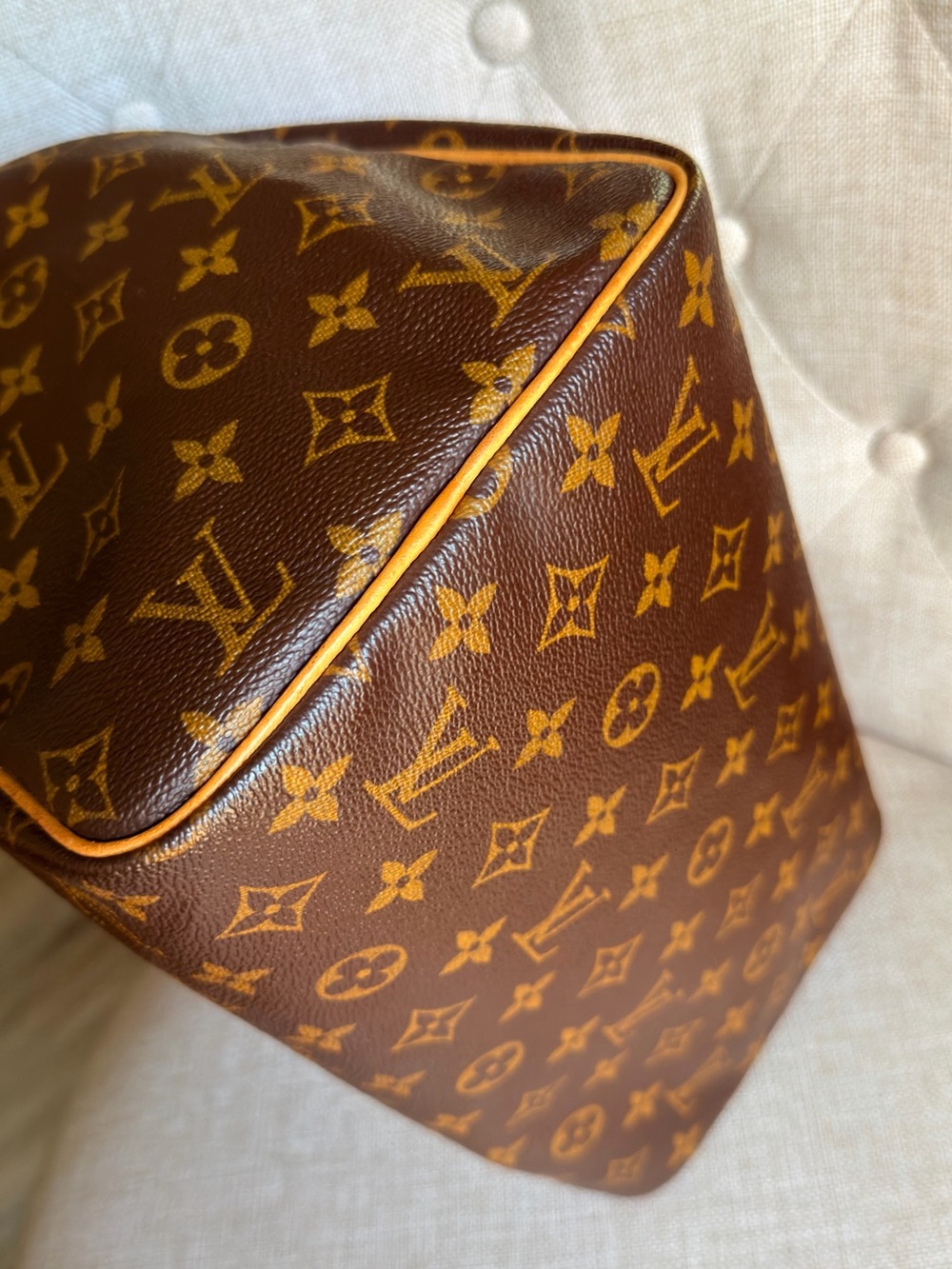 Louis Vuitton Speedy 30 Monogram Vintage Satchel Tote Bag TH1917 Lock Key Dusty - Picture 7 of 15